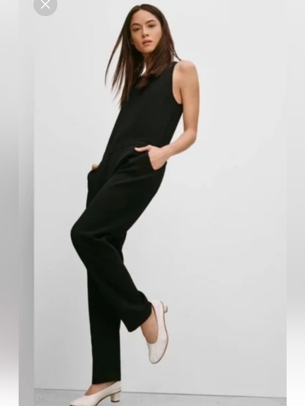 Babaton Branson Sleeveless Blush Pink Jumpsuit - Clean Minimal Design - Picture 3 of 16